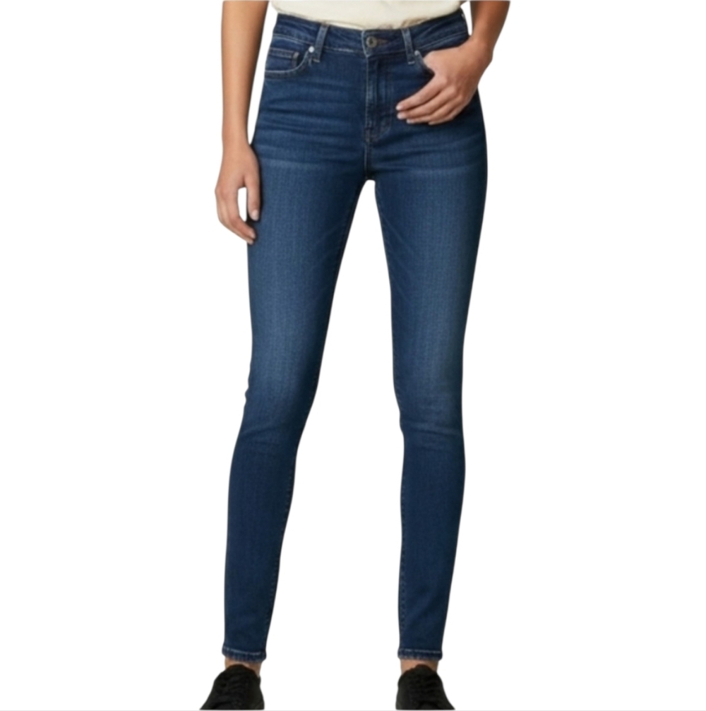 Flying Monkey High-Rise Skinny Jeans in Deep Indigo